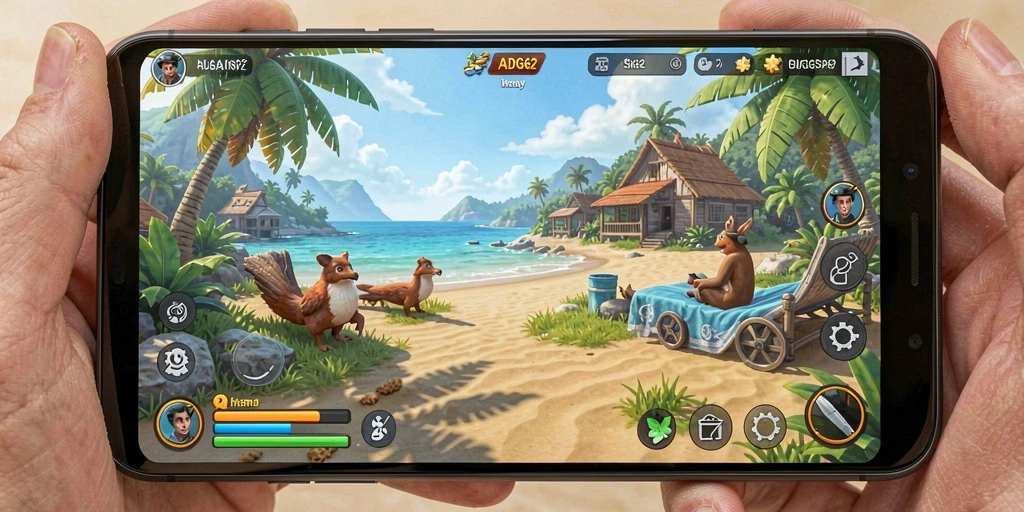 Tampilan gameplay ADG62 yang seru dan interaktif.