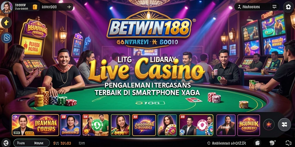 Tampilan gameplay Live Casino BETWIN188 yang mendebarkan dan interaktif.