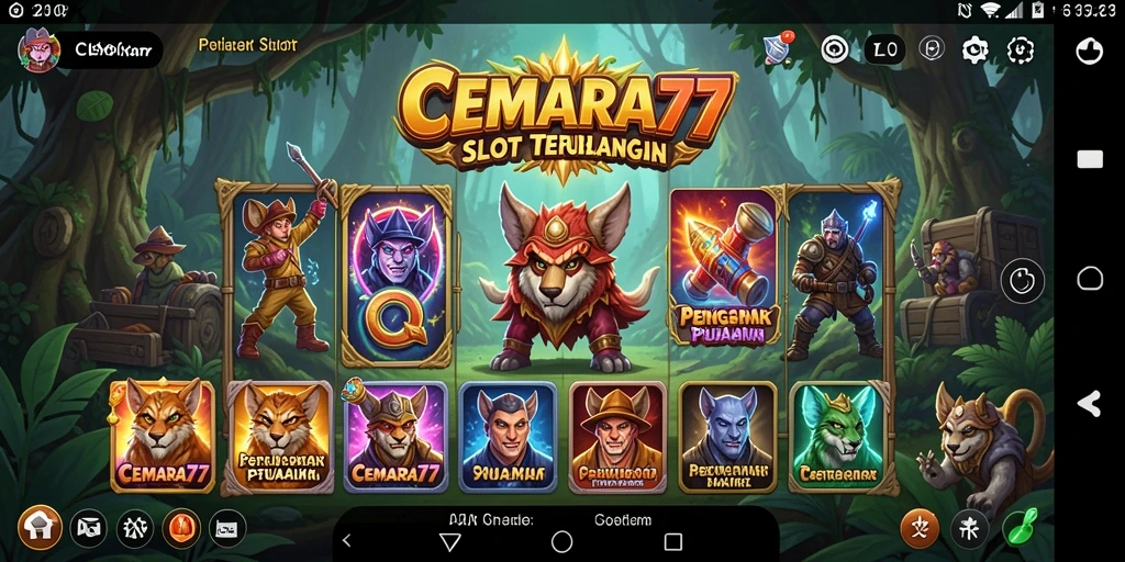 Gameplay slot yang menarik dan penuh warna di CEMARA77.