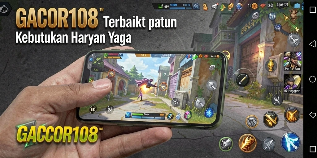 Tampilan antarmuka GACOR108 yang intuitif dan fungsional.