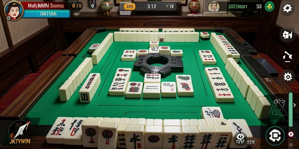 Tampilan menarik dari gameplay Mahjong di JKTWIN