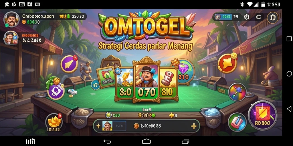 Screenshot OMTOGEL menampilkan serunya gameplay strategi.