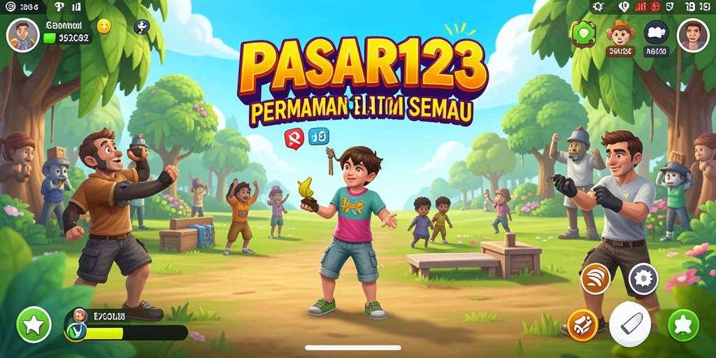 Tampilan gameplay PASAR123 yang seru dan interaktif.