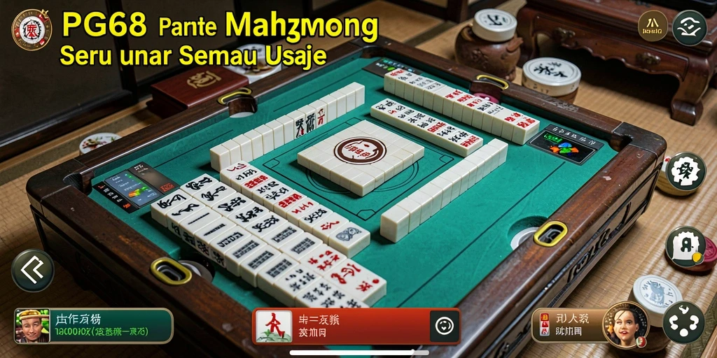 Tampilan gameplay PGG68 yang memukau saat bermain Mahjong.