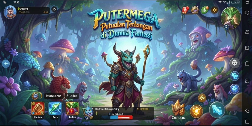 Tangkapan layar utama dari gameplay petualangan PUTERMEGA yang menarik.