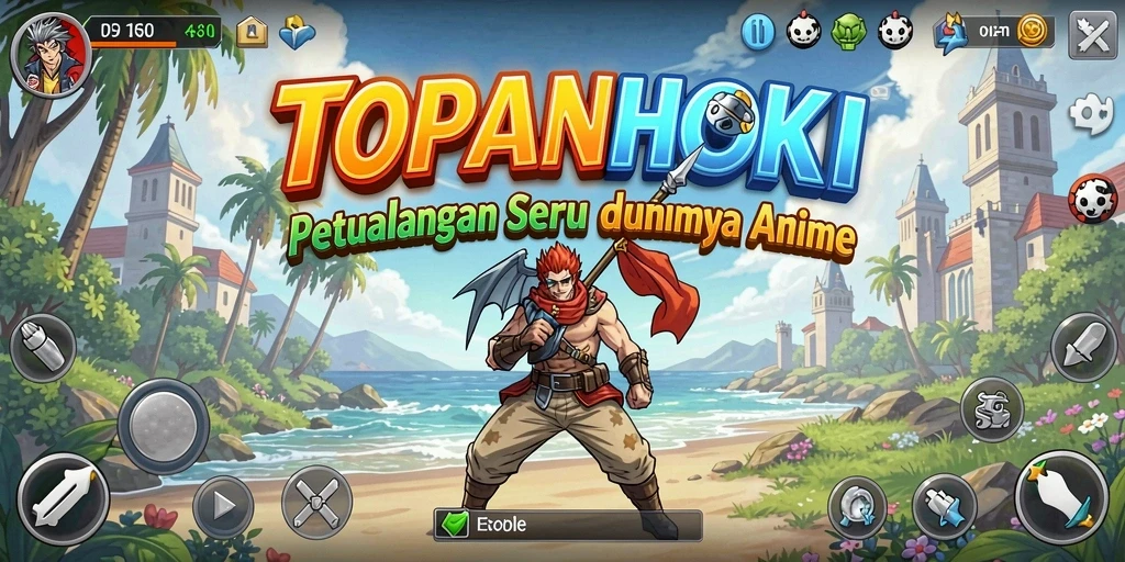 Tampilan gameplay seru dan karakter Anime yang menarik.