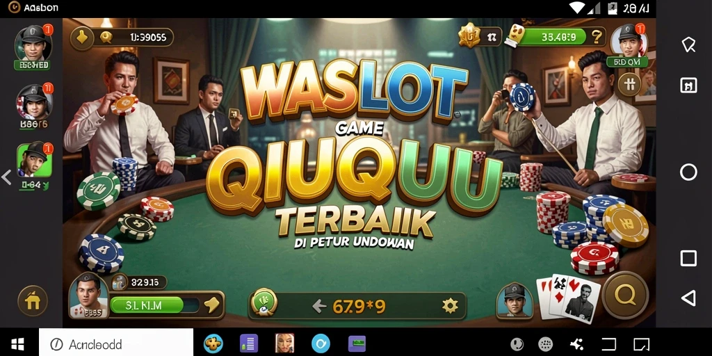 Tampilan menarik dari gameplay QiuQiu WASLOT.